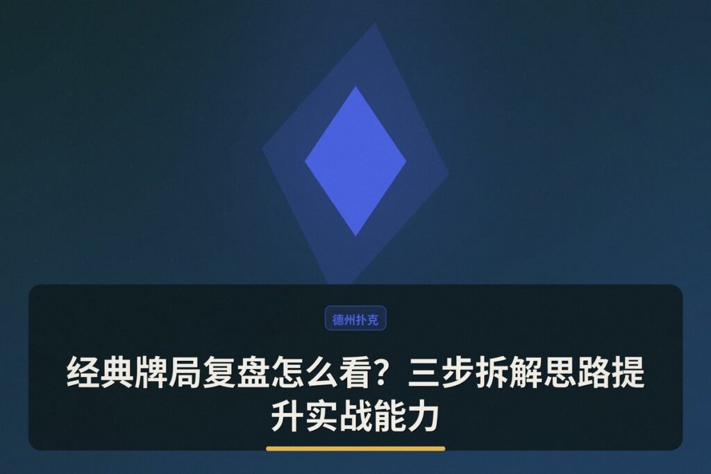 经典牌局复盘怎么看 - 经典牌局复盘怎么看?三步拆解思路提升实战能力