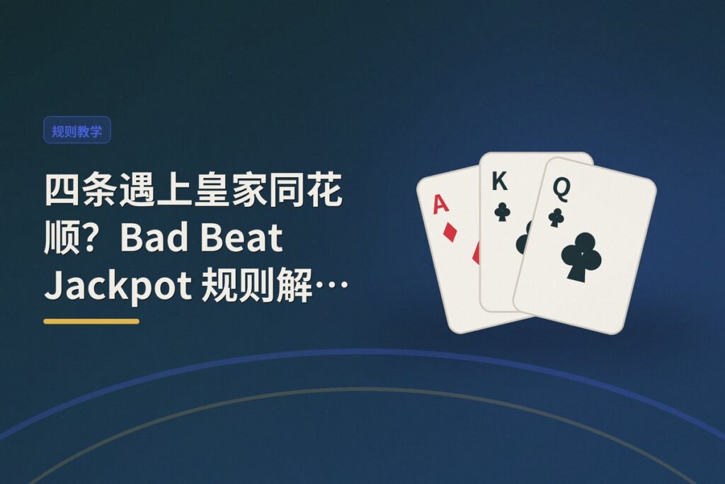 https://www.reddit.com/r/poker/comments/1udbd73/quads_vs_royal_flush_the_real_bad_beat_no_bbj/ - 四条遇上皇家同花顺?Bad Beat Jackpot 规