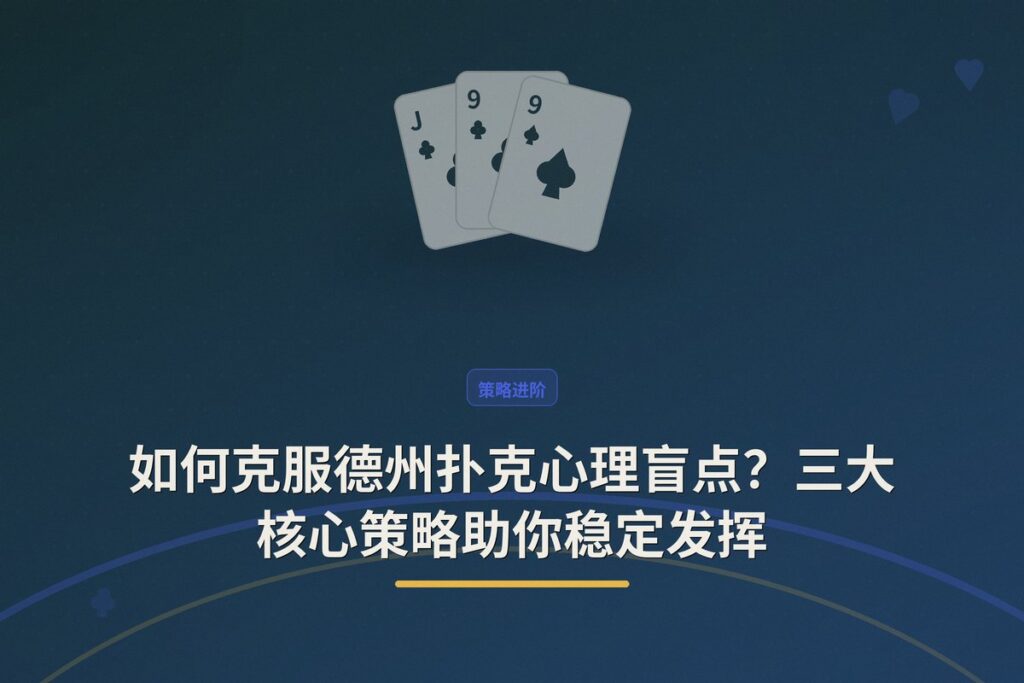 怎么克服德州扑克心理盲点 - 如何克服德州扑克心理盲点？三大核心策略助你稳定发挥
