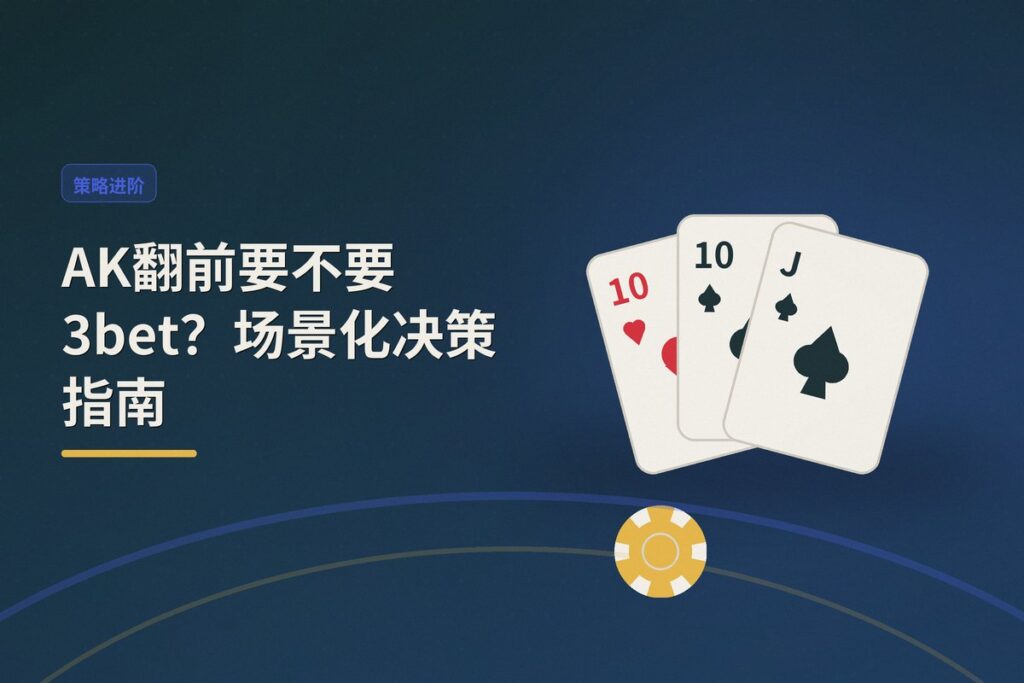 AK翻前要不要3bet - 【翻前策略】AK翻前要不要3bet?场景化决策指南