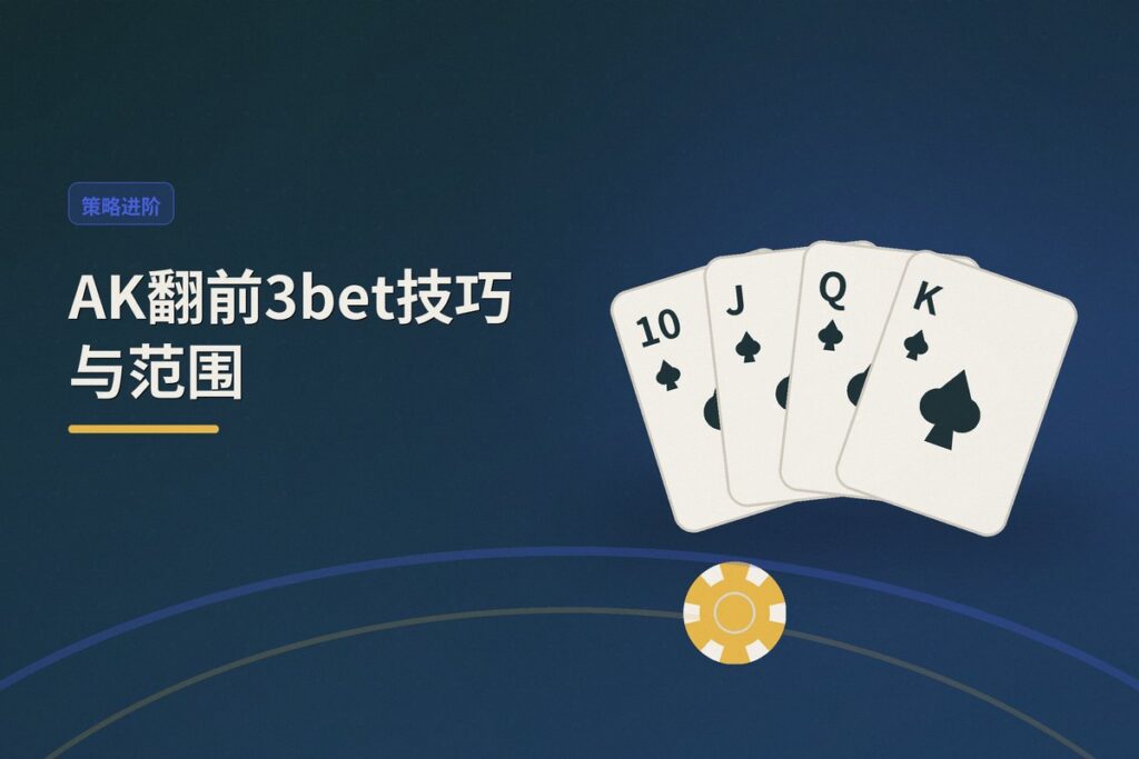 AK翻前3bet技巧与范围 - AK翻前3bet技巧与范围:如何用AK最大化翻前价值