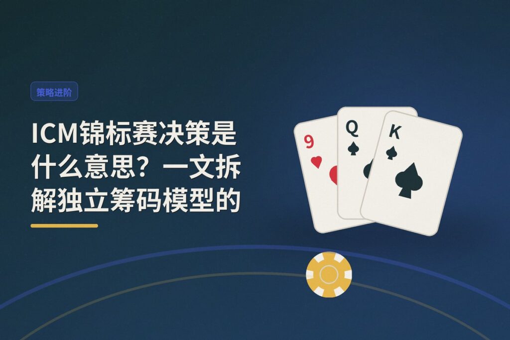 ICM锦标赛决策是什么意思 - 【策略进阶】ICM锦标赛决策是什么意思?一文拆解独立筹码模型的核心用法