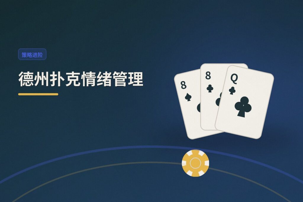 情绪管理Tilt control - 德州扑克情绪管理：Tilt控制三大核心策略，助你稳定盈利