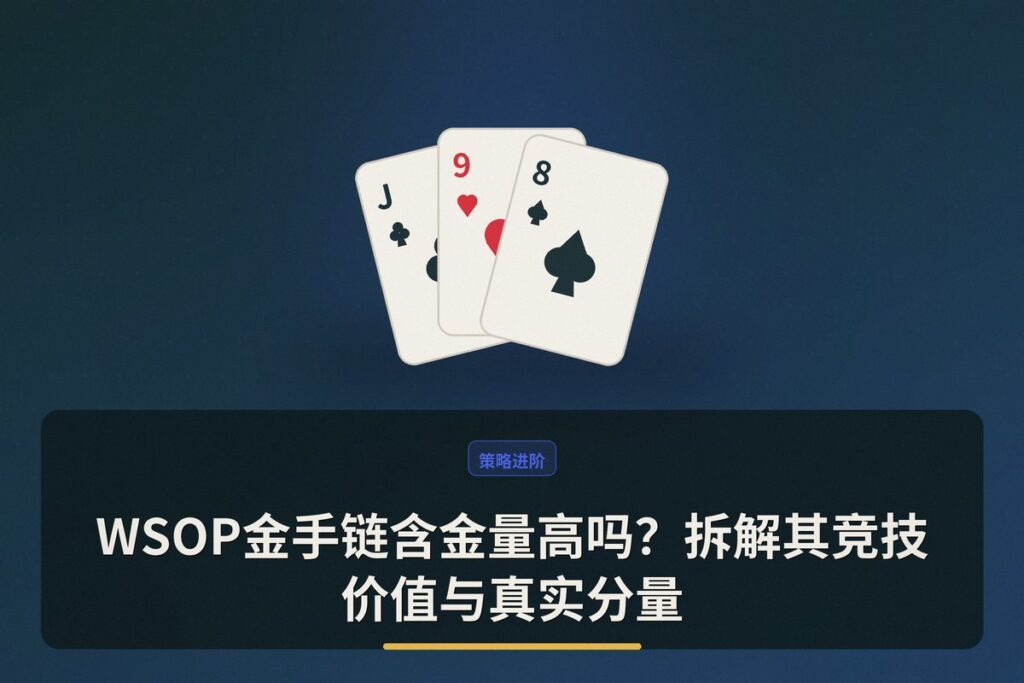 WSOP金手链含金量高吗 - WSOP金手链含金量高吗？拆解其竞技价值与真实分量